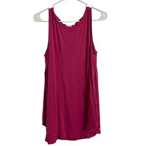 Old Navy Pink Sleeveless Crew Neck Muscle Tank Top